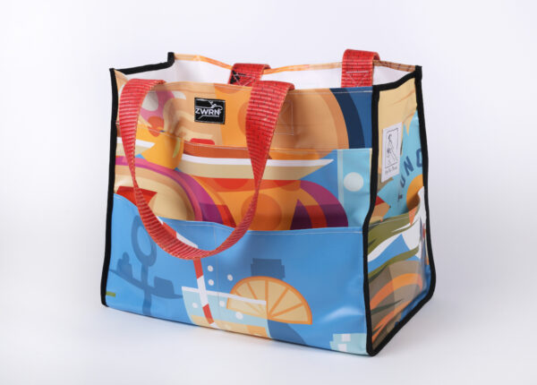 1 Upcycling Tasche Beach – Bild 2